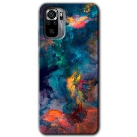 Xiaomi Redmi Note 10 Color Storm Baskılı Uyumlu Silikon Kılıf