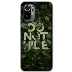 Xiaomi Redmi Note 10 Do Not Hide Baskılı Uyumlu Silikon Kılıf