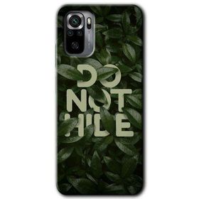 Xiaomi Redmi Note 10 Do Not Hide Baskılı Uyumlu Silikon Kılıf