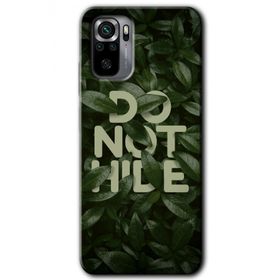 Xiaomi Redmi Note 10 Do Not Hide Baskılı Uyumlu Silikon Kılıf