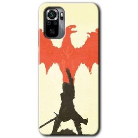 Xiaomi Redmi Note 10 Dragon Hunter 1 Baskılı Uyumlu Silikon Kılıf