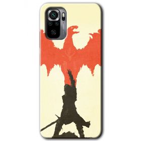 Xiaomi Redmi Note 10 Dragon Hunter 1 Baskılı Uyumlu Silikon Kılıf