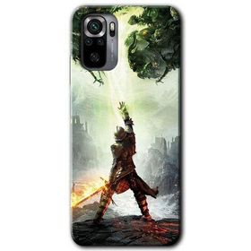 Xiaomi Redmi Note 10 Dragon Hunter Baskılı Uyumlu Silikon Kılıf