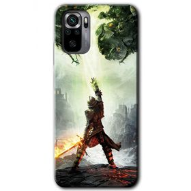 Xiaomi Redmi Note 10 Dragon Hunter Baskılı Uyumlu Silikon Kılıf