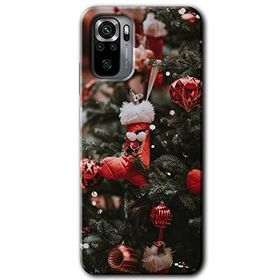 Xiaomi Redmi Note 10 Happy New Year Baskılı Uyumlu Silikon Kılıf