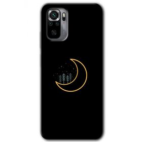 Xiaomi Redmi Note 10 İyi Geceler Baskılı Uyumlu Silikon Kılıf