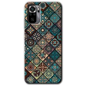 Xiaomi Redmi Note 10 Mat Mandala Baskılı Uyumlu Silikon Kılıf