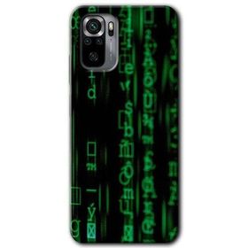 Xiaomi Redmi Note 10 Matrix Baskılı Uyumlu Silikon Kılıf