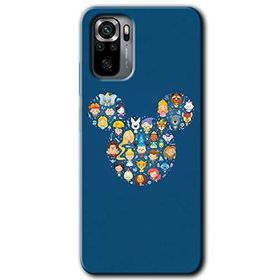 Xiaomi Redmi Note 10 Mickey Baskılı Uyumlu Silikon Kılıf