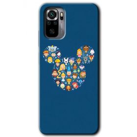 Xiaomi Redmi Note 10 Mickey Baskılı Uyumlu Silikon Kılıf