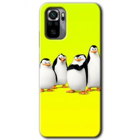 Xiaomi Redmi Note 10 Penguenler Baskılı Uyumlu Silikon Kılıf