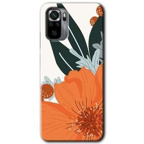 Xiaomi Redmi Note 10 Portakal Çiçeği Baskılı Uyumlu Silikon Kılıf