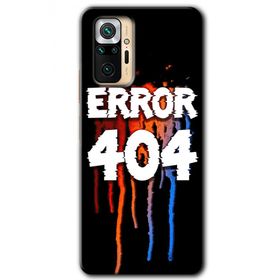 Xiaomi Redmi Note 10 Pro 404 Error Baskılı Uyumlu Silikon Kılıf