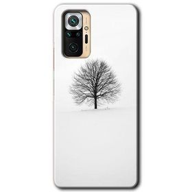 Xiaomi Redmi Note 10 Pro Alone Tree Baskılı Uyumlu Silikon Kılıf