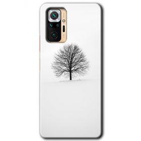Xiaomi Redmi Note 10 Pro Alone Tree Baskılı Uyumlu Silikon Kılıf