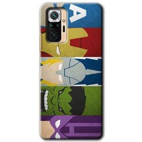 Xiaomi Redmi Note 10 Pro Avengers 1 Baskılı Uyumlu Silikon Kılıf