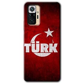 Xiaomi Redmi Note 10 Pro Ayyıldız Türk Baskılı Uyumlu Silikon Kılıf