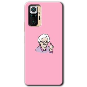 Xiaomi Redmi Note 10 Pro Bad Grandmother Baskılı Uyumlu Silikon Kılıf