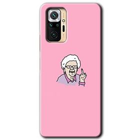 Xiaomi Redmi Note 10 Pro Bad Grandmother Baskılı Uyumlu Silikon Kılıf