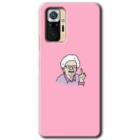 Xiaomi Redmi Note 10 Pro Bad Grandmother Baskılı Uyumlu Silikon Kılıf