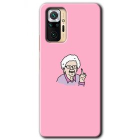 Xiaomi Redmi Note 10 Pro Bad Grandmother Baskılı Uyumlu Silikon Kılıf