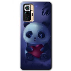 Xiaomi Redmi Note 10 Pro Bebek Panda Baskılı Uyumlu Silikon Kılıf
