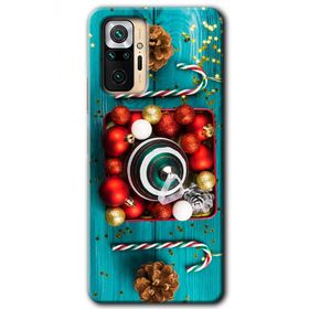 Xiaomi Redmi Note 10 Pro Christmas Baskılı Uyumlu Silikon Kılıf
