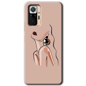 Xiaomi Redmi Note 10 Pro Çizim Silüet Baskılı Uyumlu Silikon Kılıf