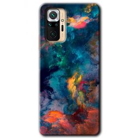 Xiaomi Redmi Note 10 Pro Color Storm Baskılı Uyumlu Silikon Kılıf