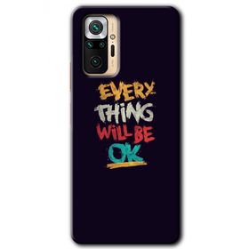 Xiaomi Redmi Note 10 Pro Everything Baskılı Uyumlu Silikon Kılıf