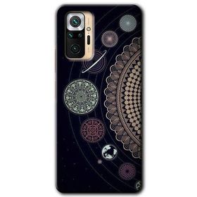 Xiaomi Redmi Note 10 Pro Gezegen Döngüsü Baskılı Uyumlu Silikon Kılıf