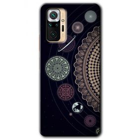 Xiaomi Redmi Note 10 Pro Gezegen Döngüsü Baskılı Uyumlu Silikon Kılıf