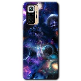 Xiaomi Redmi Note 10 Pro Gezegen Karışımı Baskılı Uyumlu Silikon Kılıf