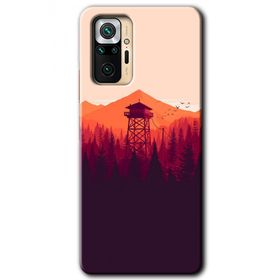 Xiaomi Redmi Note 10 Pro Gözlem Kulesi Baskılı Uyumlu Silikon Kılıf