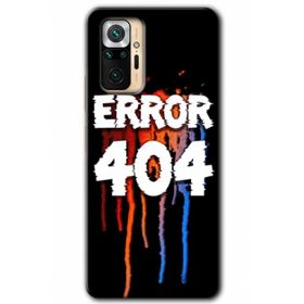 Xiaomi Redmi Note 10 Pro Hd Desen Baskılı 404 Error Arka Kapak Kılıf