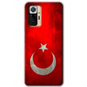Xiaomi Redmi Note 10 Pro Hd Desen Baskılı Albayrak Arka Kapak Kılıf