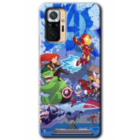 Xiaomi Redmi Note 10 Pro Hd Desen Baskılı Avengers Cartoon Arka Kapak Kılıf