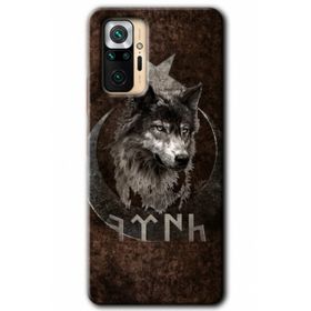 Xiaomi Redmi Note 10 Pro Hd Desen Baskılı Bozkurt Göktürk Arka Kapak Kılıf