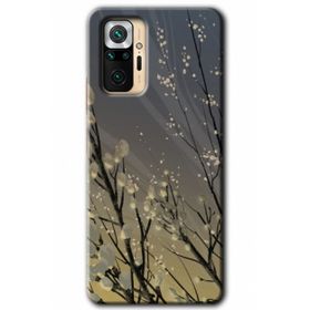 Xiaomi Redmi Note 10 Pro Hd Desen Baskılı Branches Flowers Arka Kapak Kılıf