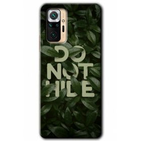 Xiaomi Redmi Note 10 Pro Hd Desen Baskılı Do Not Hide Arka Kapak Kılıf