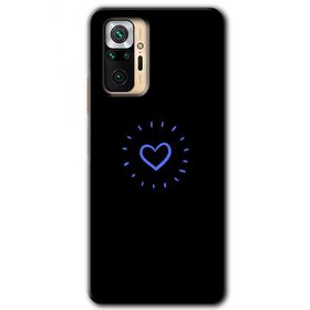 Xiaomi Redmi Note 10 Pro Heart Strokes Baskılı Uyumlu Silikon Kılıf