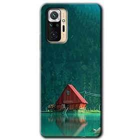 Xiaomi Redmi Note 10 Pro House In Woods Baskılı Uyumlu Silikon Kılıf
