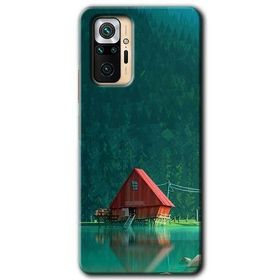 Xiaomi Redmi Note 10 Pro House In Woods Baskılı Uyumlu Silikon Kılıf