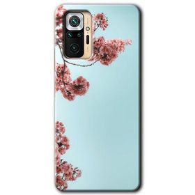 Xiaomi Redmi Note 10 Pro Japon Çiçeği Baskılı Uyumlu Silikon Kılıf
