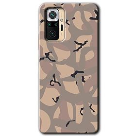 Xiaomi Redmi Note 10 Pro Kamuflaj 6 Baskılı Uyumlu Silikon Kılıf