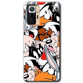 Xiaomi Redmi Note 10 Pro Karakterler Baskılı Uyumlu Silikon Kılıf