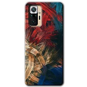 Xiaomi Redmi Note 10 Pro Karma Boyalar Baskılı Uyumlu Silikon Kılıf