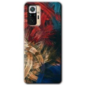 Xiaomi Redmi Note 10 Pro Karma Boyalar Baskılı Uyumlu Silikon Kılıf