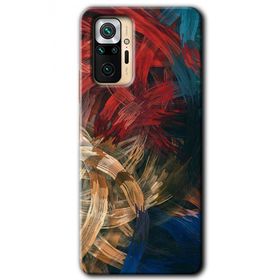 Xiaomi Redmi Note 10 Pro Karma Boyalar Baskılı Uyumlu Silikon Kılıf