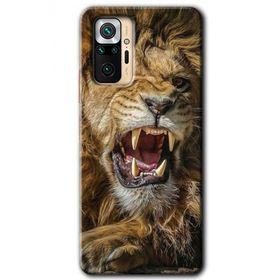 Xiaomi Redmi Note 10 Pro King Lion Baskılı Uyumlu Silikon Kılıf